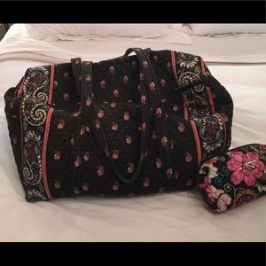 Vera Bradley large duffle bag, discontinued design